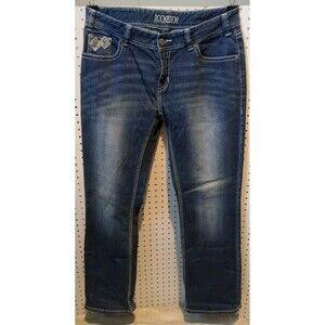 Rock & Roll Cowgirl Jeans 33x34 Mid Rise Bootcut Studs